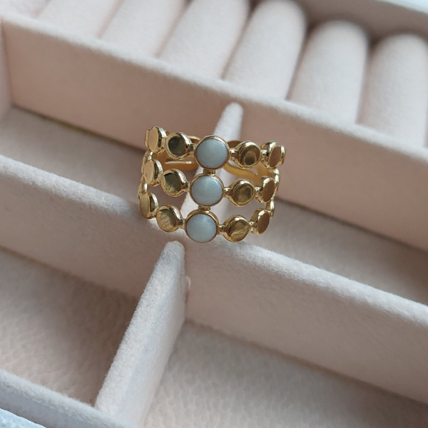 Anillo triple circulos