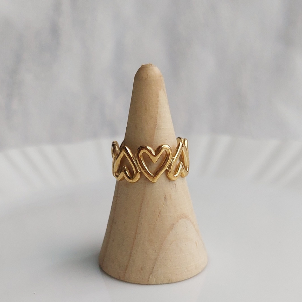 Anillo corazones
