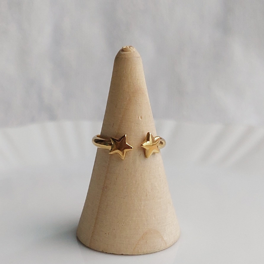 Anillo doble estrella