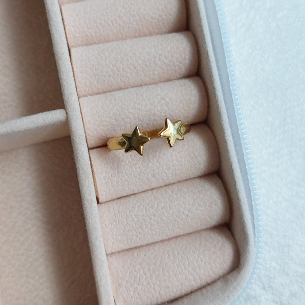 Anillo doble estrella