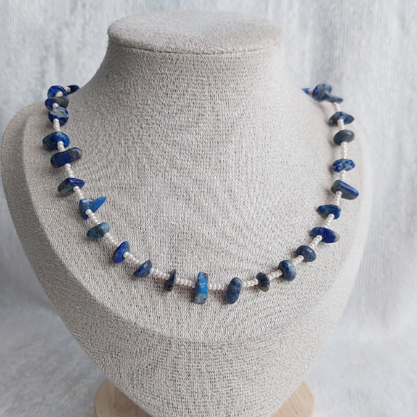 Gargantilla lapizlazuli