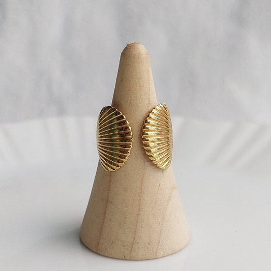Anillo doble concha