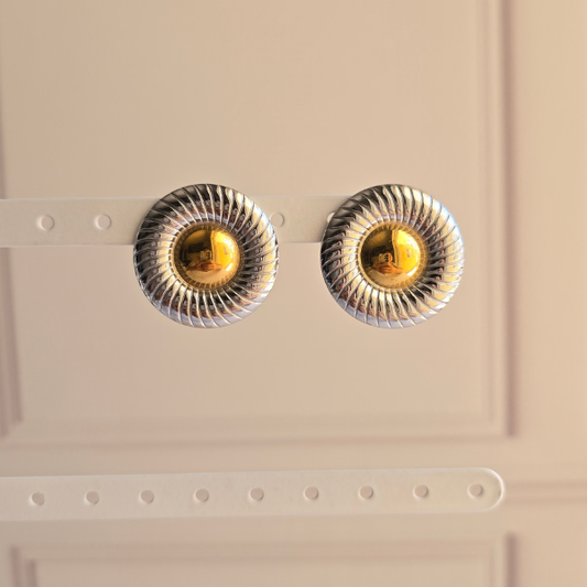 Arete circulo bicolor